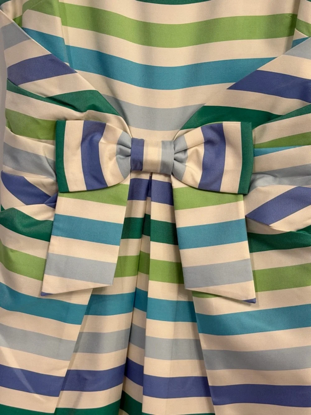 KATE SPADE New York Jillian Colorful Striped 100% Silk Dress Size 6